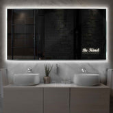 Espejo LED Rectangular | Control por interruptor de pared | Luz blanca neutra - Reyze Seria Motivated Model 6